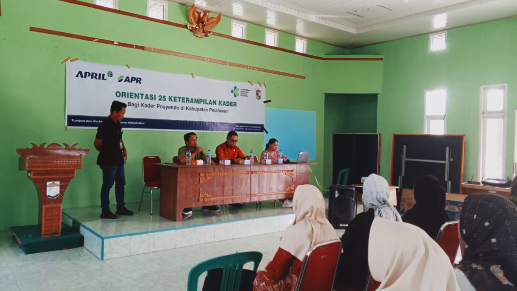 RAPP Taja Program Orientasi 25 Keterampilan Bagi Kader Posyandu di Teluk Meranti