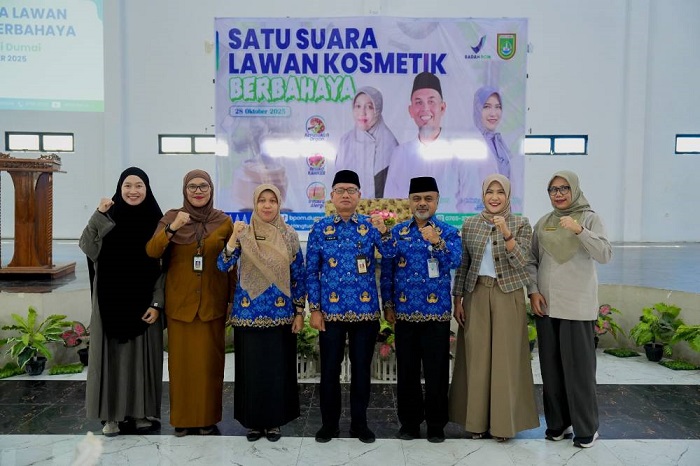Dumai Gaungkan 'Satu Suara Lawan Kosmetik Berbahaya'