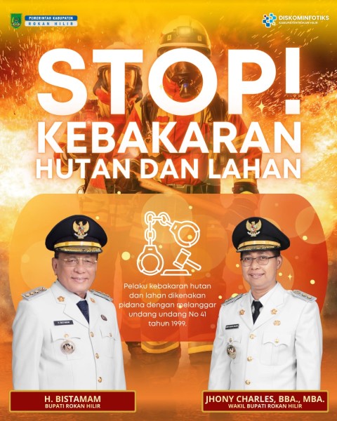 Antisipasi Karhutla, Bupati Rohil Perpanjang Status Siaga Darurat Hingga November 2026