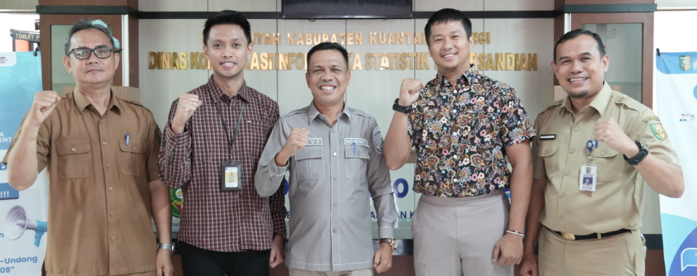 Plt. Kadis Kominfoss Kuansing Terima Kunjungan KP2KP Teluk Kuantan, Perkuat Sinergi Publikasi Edukasi Perpajakan