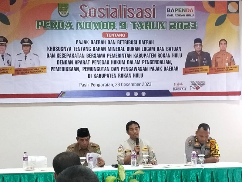 Pengusaha Galian C Mesti Laporkan Jumlah Produksinya ke Bapenda Rohul
