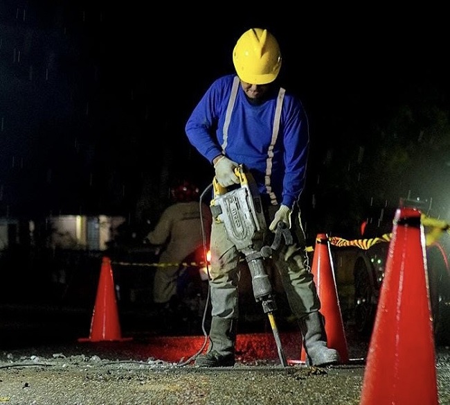 Perbaikan Jalan Amblas di  Lobak Ditarget Selesai 4 Minggu