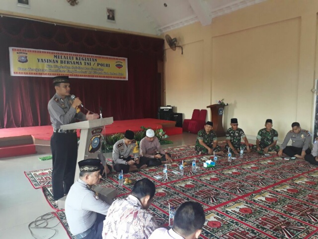 Polres dan TNI di Rohul Gelar Yasinan