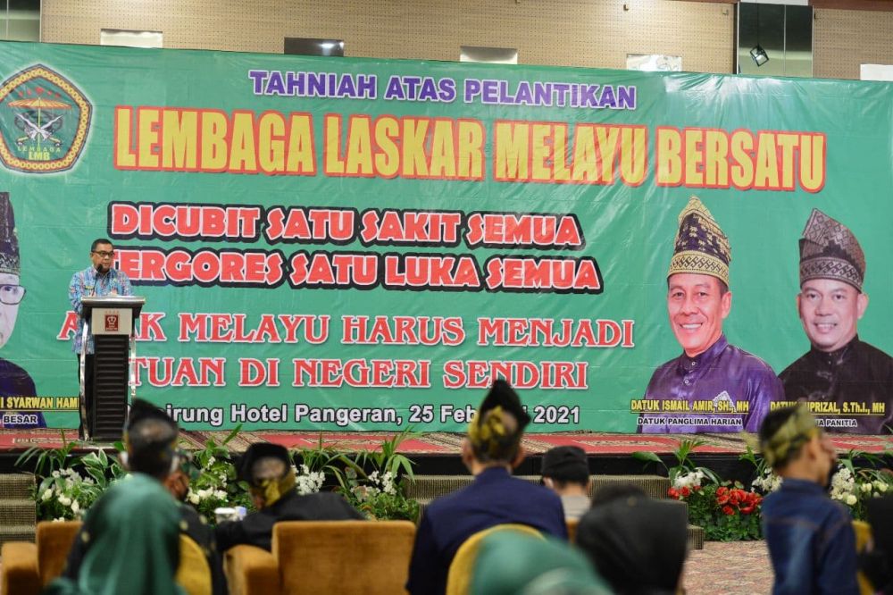 Wagubri Hadiri Pelantikan Pengurus DPP Lembaga Laskar Melayu Bersatu