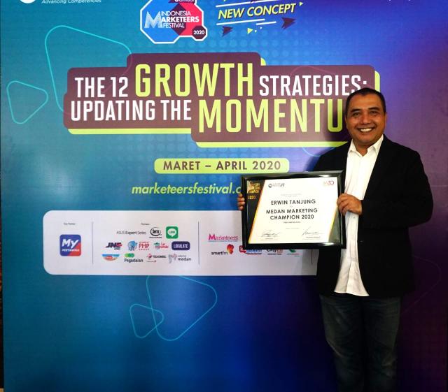 Selamat! Vice President Consumer Sales Area Sumatera, Raih Award Industry Marketing Champion 2020