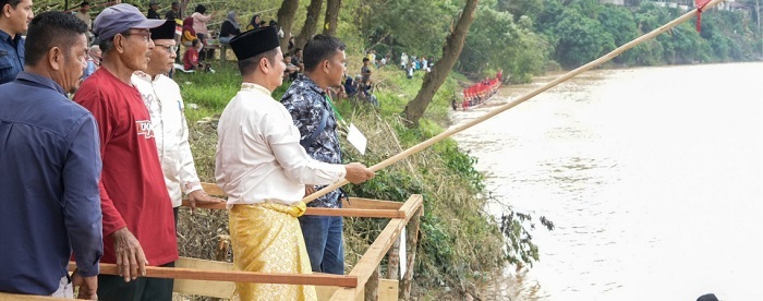 Pacu Jalur Rayon III Benai  Dimulai, Diikuti 54 Tim