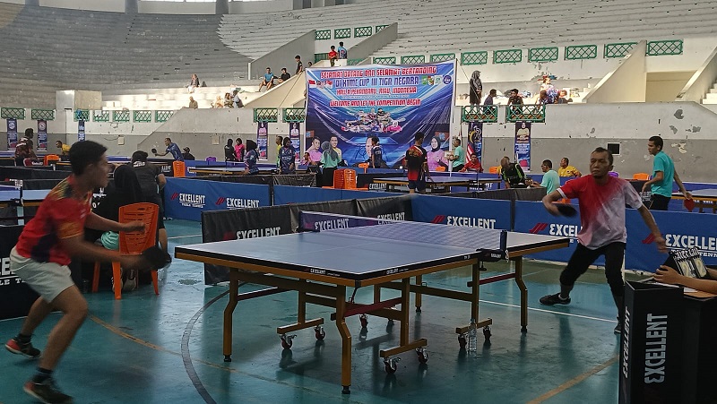 Kejuaraan Tenis Meja Tiga Negara Berakhir, Berikut Pemenangnya...
