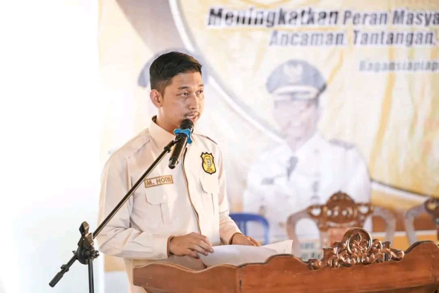 Lakukan Sosialisasi Di Bangko, Ketua FKDM Rohil Ajak Masyarakat Berperan Aktif