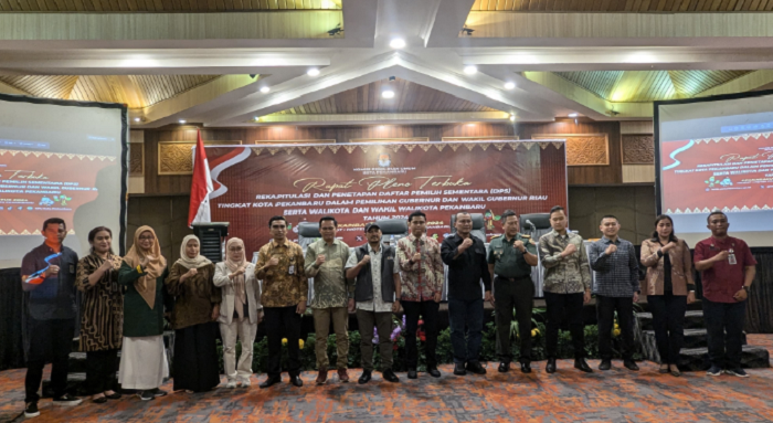 DPS Pilkada Serentak di Pekanbaru Ditetapkan Sebanyak 789.236 Orang
