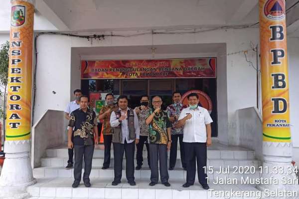 BPBD Solok Belajar Tangani Covid-19 ke Kota Pekanbaru