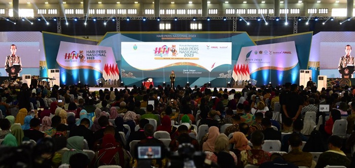 Peringatan HPN 2023, Presiden Jokowi: Dunia Pers Sedang Tidak Baik-baik Saja