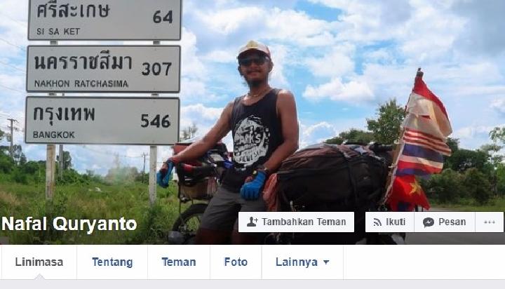 INNALILLAHI...Traveler Sepeda Asal Indonesia, Nafal Quryanto Dikabarkan Tewas di Perbatasan India-Nepal