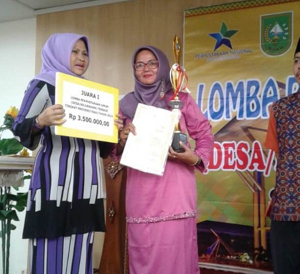 BB-Perpusdes Jangkang-Bengkalis Raih Juara Pertama Tingkat Provinsi Riau