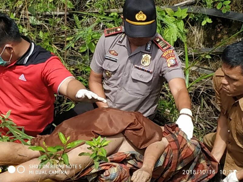 GEGER...Warga Pujud-Rohil Temukan Mayat Wanita Tanpa Busana Dalam Parit, Begini Kondisinya 