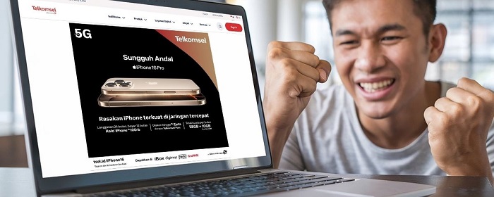 Telkomsel Hadirkan Paket Bundling Halo+ iPhone bold 100k 24 Bulan