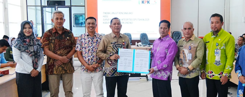 Pimpin Rapat Tindak Lanjut Rencana Aksi SPI, PLT Bupati Tegaskan Komitmen Wujudkan Pemerintahan Berintegritas