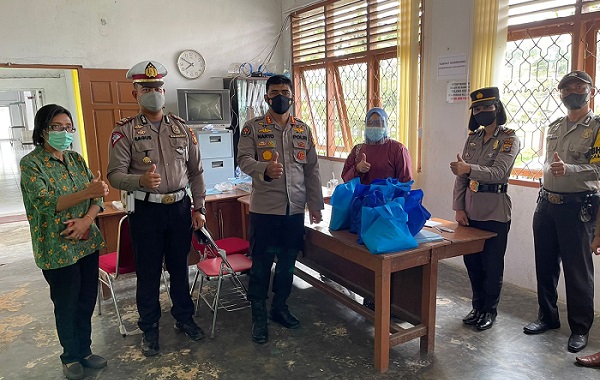 Jadi Tim Asistensi Polda Riau  Pantau Pelaksanaan Vaksinasi di Tambusai Utara