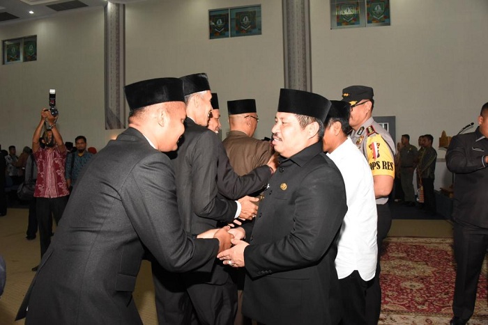 Bupati Amril Lantik 210 Pejabat Baru di Pemkab Bengkalis