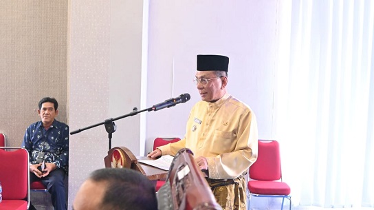 Bupati Rohil H. Bistamam Buka Workshop Eksekutif Pencegahan Tindakan Pidana Korupsi
