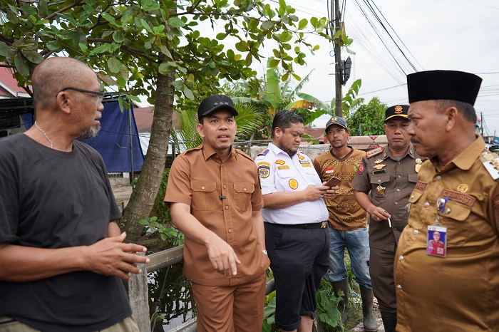 Pj Bupati InhilTinjau lokasi terdampak Genangan Air