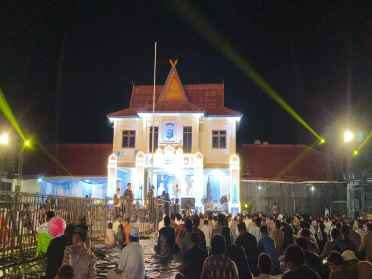 BNK Kampar Apresiasi Kapolres Gelar Tabligh Akbar Sambut Ramadhan 1447 H