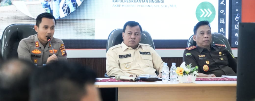 Cegah Kerusakan Lingkungan, Pemkab Kuansing Bentuk Satgas Terpadu Pengawasan Pertambangan