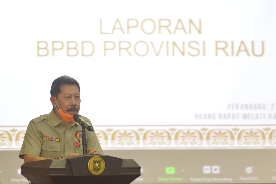 Hingga Akhir Maret Terjadi Transisi Perubahan Cuaca, BPBD Riau Antisipasi Karhutla