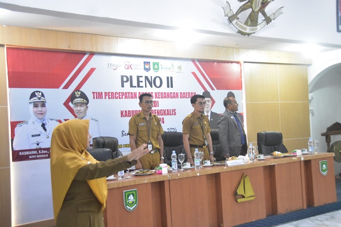 Pleno II TPAKD, Bupati Bengkalis Ingatkan untuk Kejar Target Kerja