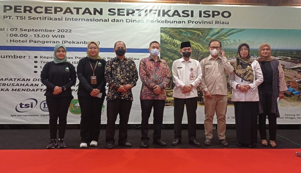 Pengusaha Sawit di Riau Diimbau untuk  Kantongi ISPO