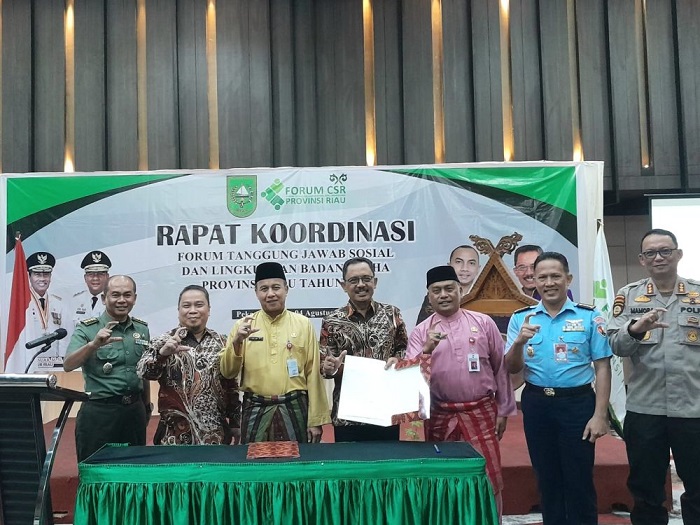Pemprov Riau Himbau Forum TJSLBU Berperan Turunkan Angka Kemiskinan Ekstrem dan Stunting