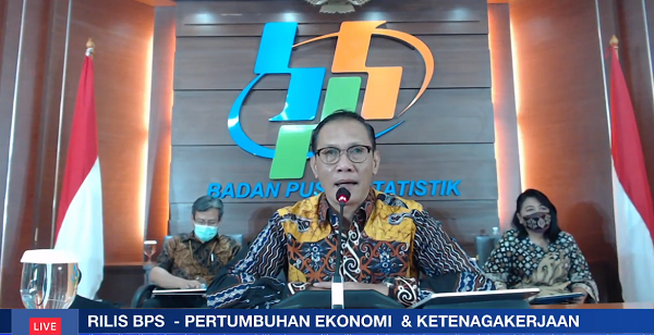 BPS: Ekonomi Indonesia Kuartal  III  Alami Kontraksi, Minus 3,49 Persen