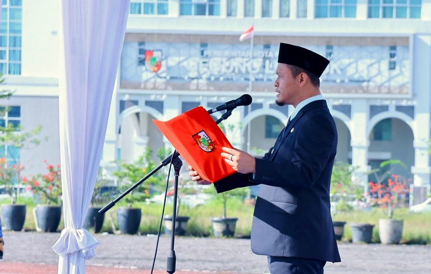 Wali Kota Pimpin Upacara Peringatan Harlah Pancasila di Tenayan