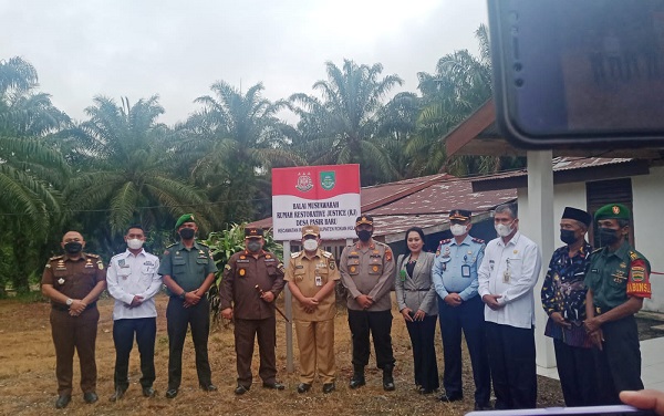 Rumah Restoratif Justice di Pasir Baru Rambah Diresmikan