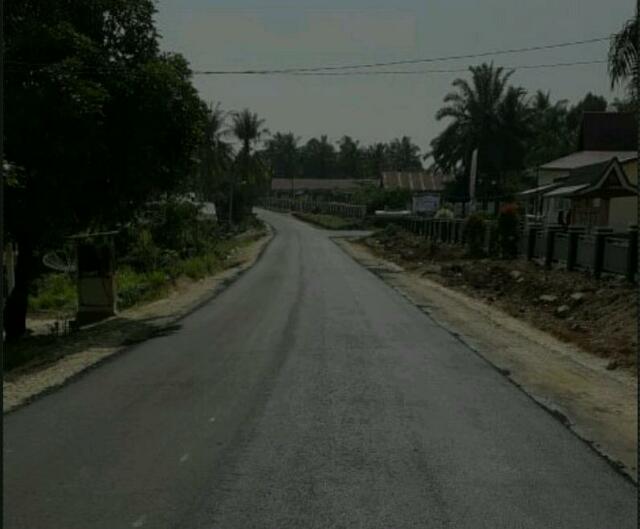 Alat dan Material Lengkap, Pengaspalan Ruas Jalan Trans SKP-C- Dalu-Dalu Rokan Hulu Selesai Dikerjakan