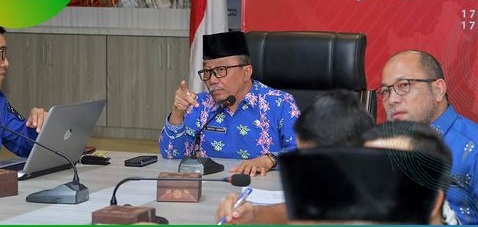 Sekda Siak Ikuti Penilaian Interview Evaluasi  SPBE