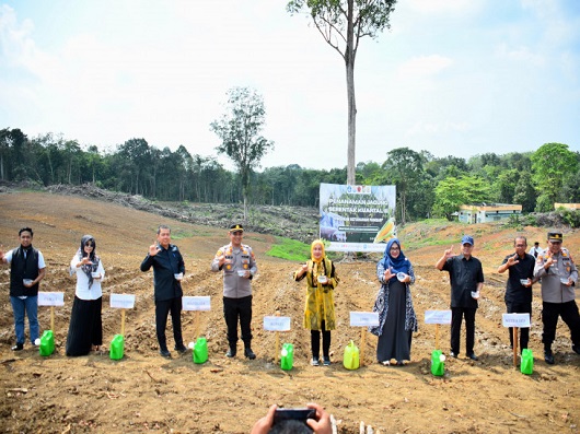 Penanaman Jagung Serentak Program Ketahanan Pangan Desa Pulau Lawas Kuartal III Tahun 2025