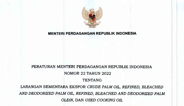 Pasca Pelarangan Ekspor Bahan Baku Minyak Goreng Kelapa Sawit, Ini Penjelasan Menteri Perdagangan