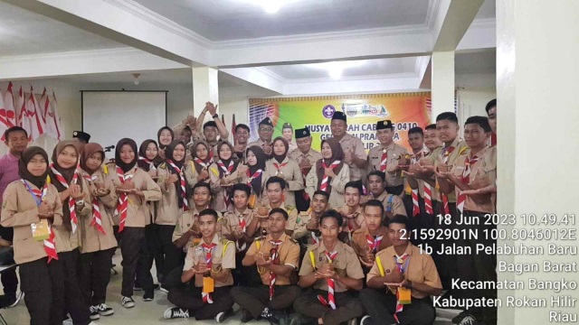 Fauzi Efrizal Terpilih Pimpin Kwarcab Pramuka Rohil