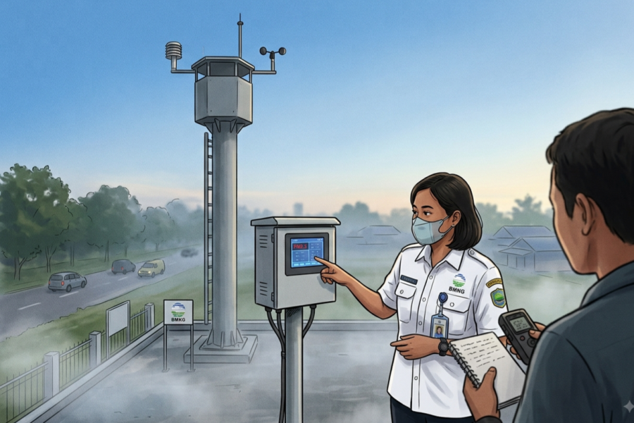 BMKG Tegaskan Penurunan Kualitas Udara Pekanbaru Bukan Dipicu Kebakaran Hutan
