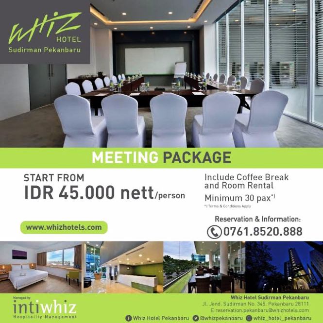 Whiz Hotel Hadirkan Promo Paket Meeting, Harganya Hanya...