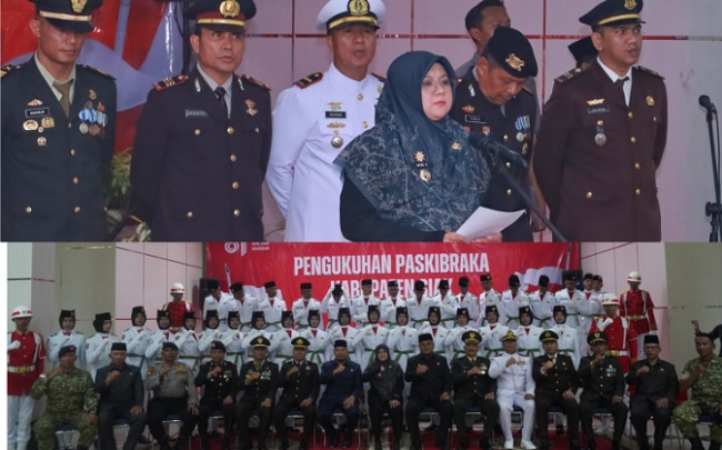 32 Paskibraka Siak Siap Kibarkan Merah Putih
