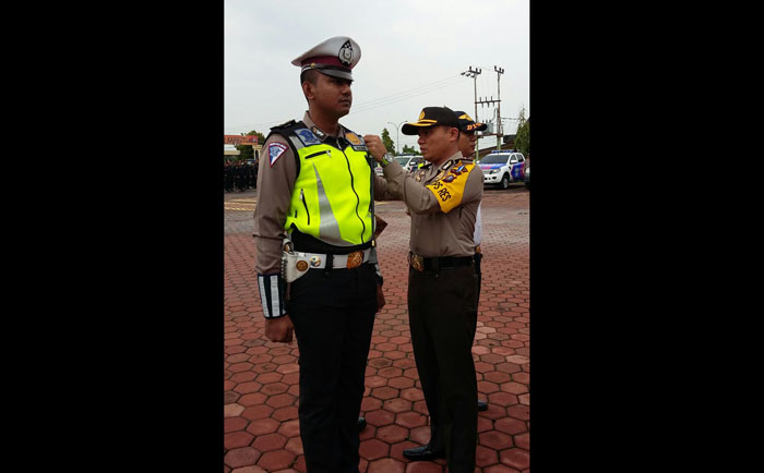 Polres Rohil Gelar Apel Operasi Lilin 2017