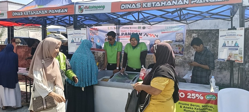 DKP Gelar Pekan Pangan AMAN di Tangkerang Selatan