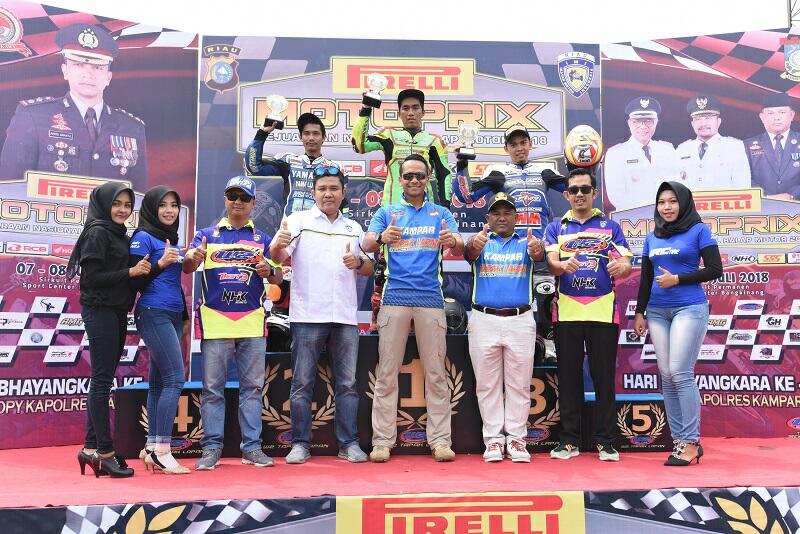 HUT Bhayangkara ke-72, Polres Kampar Gelar Motoprix 2018 di Sport Center Bangkinang