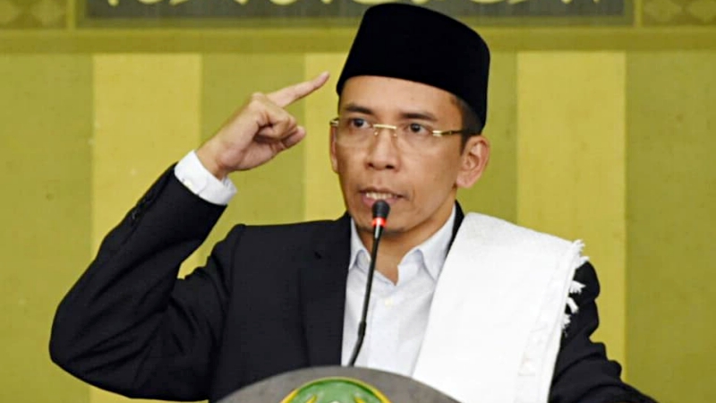Ditanya Soal Bendera Tauhid, TGB: Biasanya Dipakai Saat Perang, Tidak Usah Ada Pembakaran, Dilipat Saja