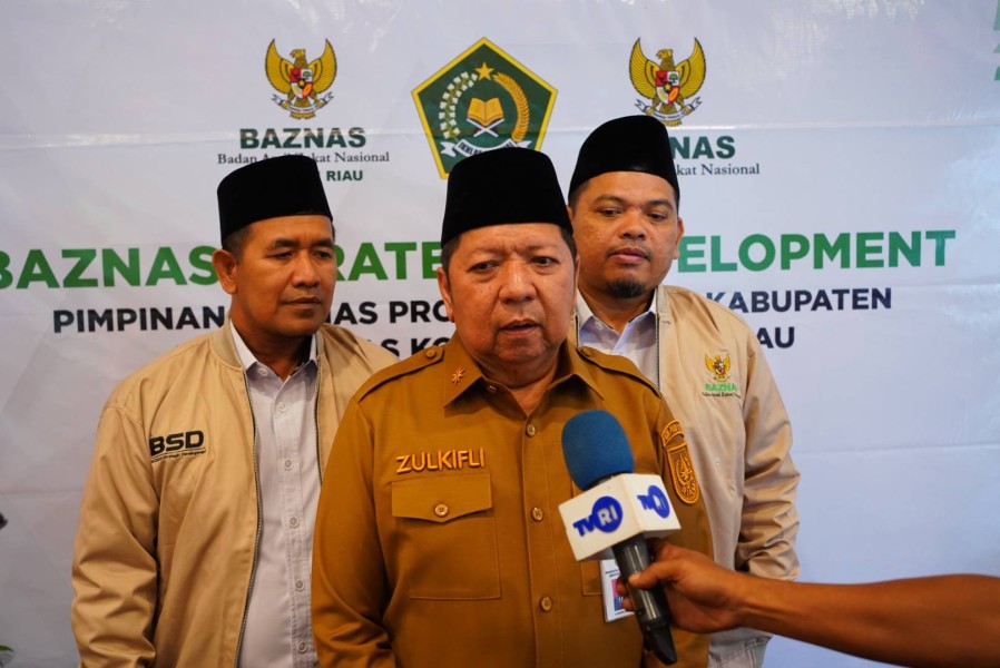 Pemprov Riau Dorong Penguatan Tata Kelola Zakat melalui BAZNAS Strategic Development 2026
