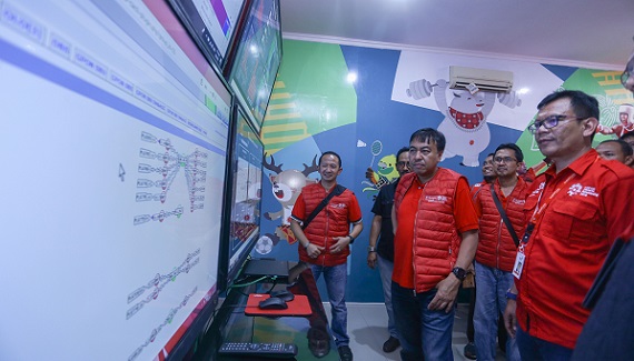 Tinjau Kesiapan Jaringan, Direktur Network Telkomsel Bob Apriawan Kunjungi Jakabaring Sports City