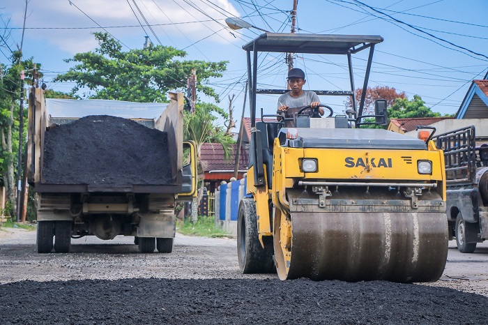 Tambal Sulam Jalan Rokan Dikebut, Dinas PUPR Targetkan Rampung dalam Hitungan Hari