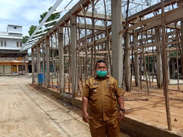 Pasar Boter-Rohul Dibangun Los, Pemdes Sampaikan Ucapan Terima Kasih