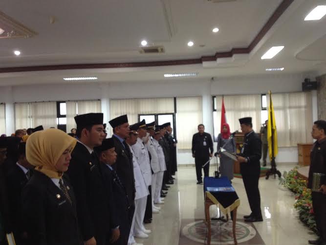 Pelantikan Pejabat Eselon III dan IV Pemko Pekanbaru, Dua Orang Ini Tak Hadir